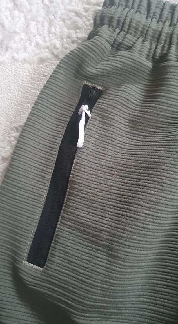 yeşil Nike Erkek Sweatpant Fermuarlı Cepli - Görsel 5