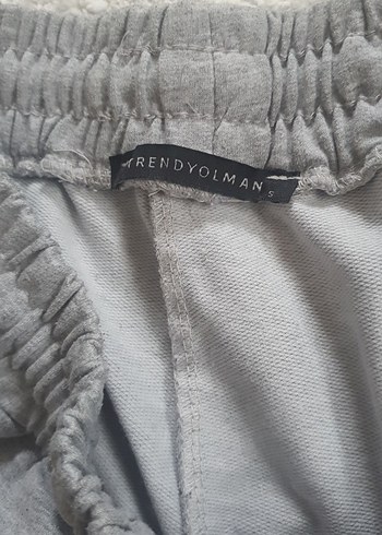 Gri Mini erkek Şort Pamuklu Rahat Kesim - Görsel 6