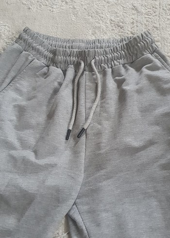 Gri Mini erkek Şort Pamuklu Rahat Kesim - Görsel 4