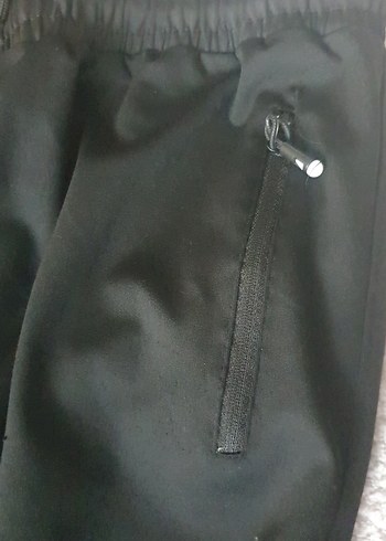 erkek Siyah Fermuarlı Spor Eşofman - Görsel 5