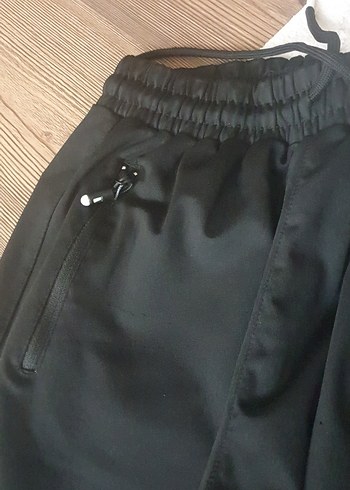 erkek Siyah Fermuarlı Spor Eşofman - Görsel 6