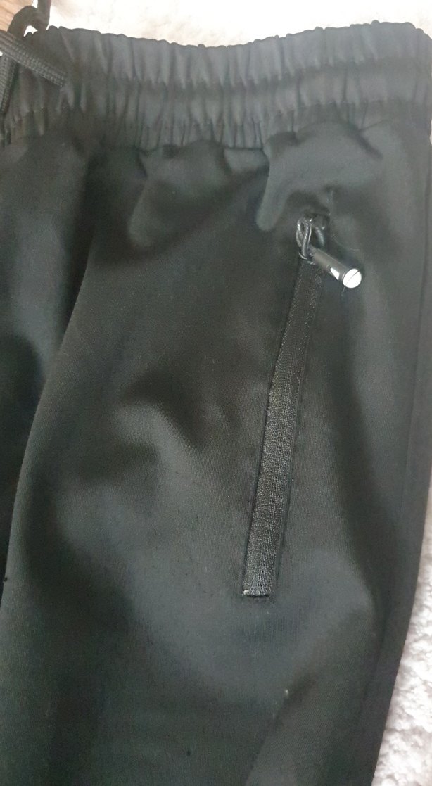 erkek Siyah Fermuarlı Spor Eşofman - Görsel 5