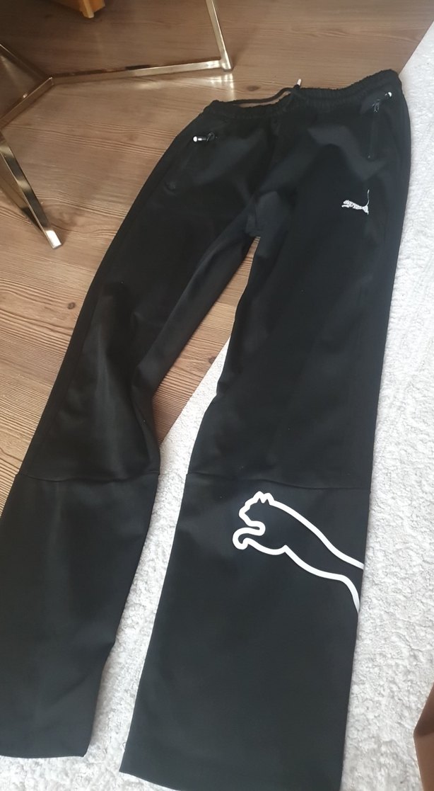 erkek Siyah Fermuarlı Spor Eşofman - Görsel 4