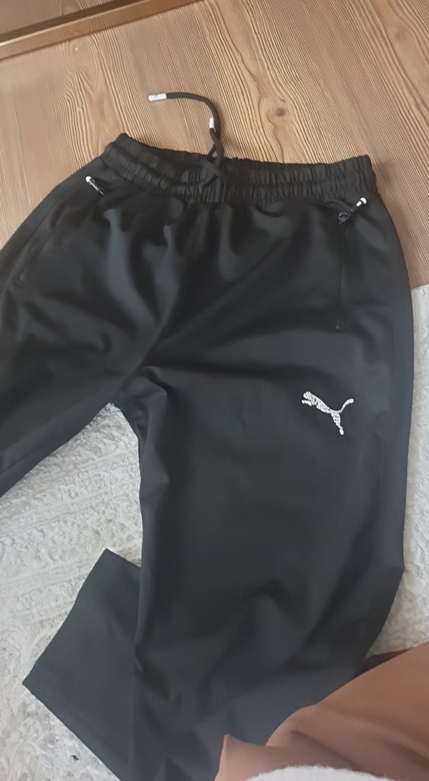 erkek Siyah Fermuarlı Spor Eşofman - Görsel 2