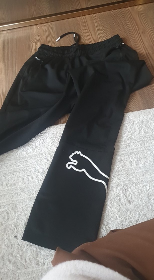 erkek Siyah Fermuarlı Spor Eşofman - Görsel 3