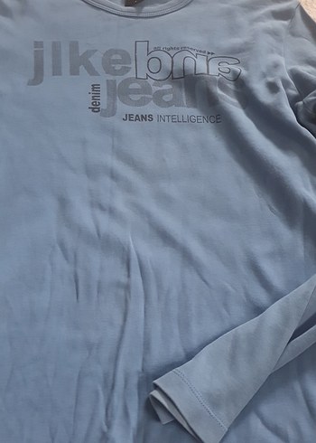 Mavi Uzun Kollu erkek sweat - Görsel 5