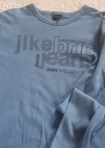 Mavi Uzun Kollu erkek sweat - Görsel 3