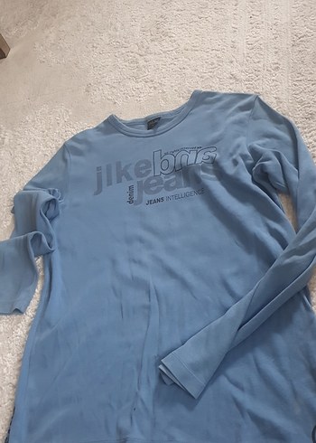 Mavi Uzun Kollu erkek sweat - Görsel 6