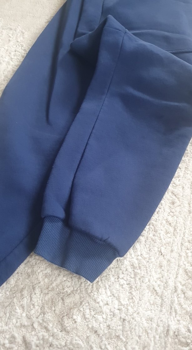 Erkek Çocuk Lacivert Rahat Kesim Eşofman Altı - Görsel 4