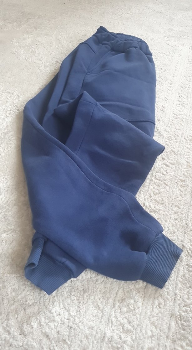 Erkek Çocuk Lacivert Rahat Kesim Eşofman Altı - Görsel 5