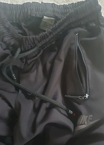 Siyah Rahat Kesim Fermuarlı Erkek Eşofman Altı - Görsel 6