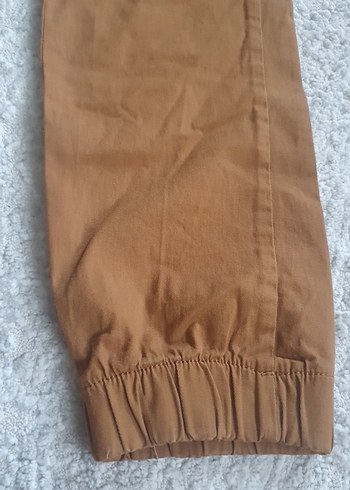 kahverengi , Bel Detaylı Erkek Rahat Pantolon - Görsel 3