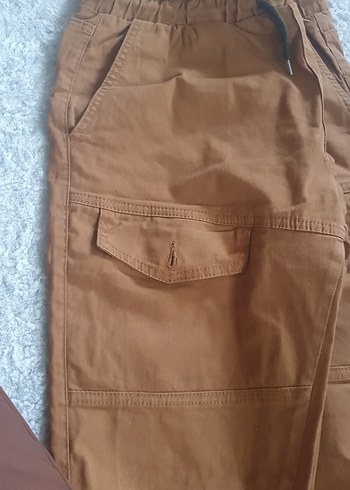 kahverengi , Bel Detaylı Erkek Rahat Pantolon - Görsel 4