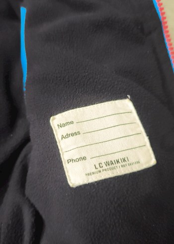 Erkek Çocuk Mavi Düğmeli Kışlık Mont - Görsel 3