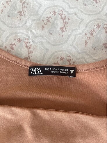 s Beden camel Renk Zara crop