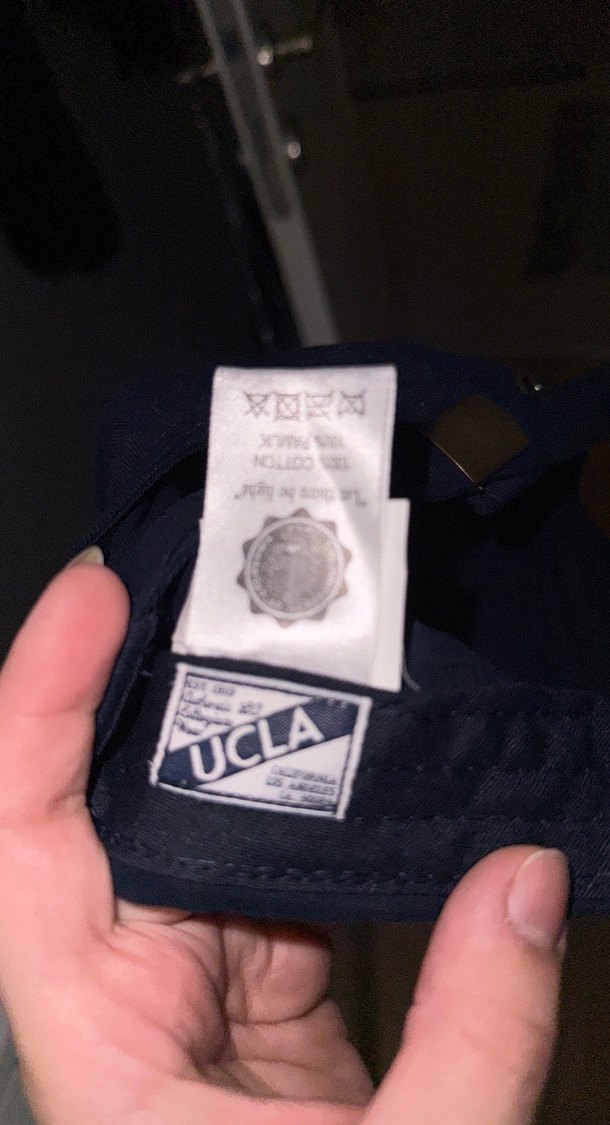 Lacivert Denim UCLA 1919 Ayarlanabilir Şapka - Görsel 3