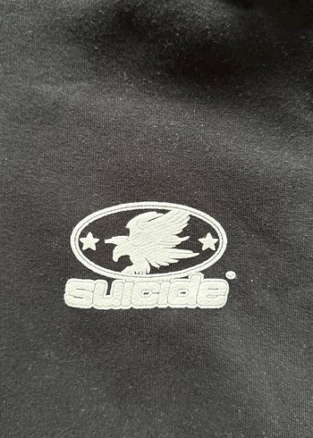 Siyah Kapüşonlu Sweatshirt - Görsel 2