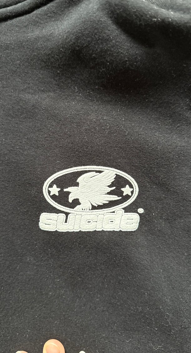 Siyah Kapüşonlu Sweatshirt - Görsel 2