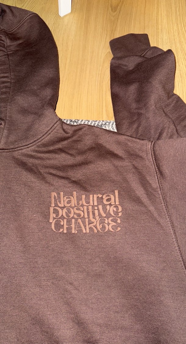 Kahverengi Kapüşonlu Salaş Sweatshirt - Görsel 3