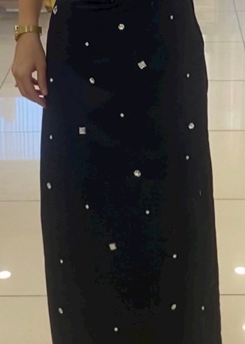 Cengiz Aktürk Taşlı Siyah Abiye - Görsel 2