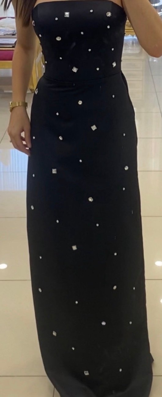 Cengiz Aktürk Taşlı Siyah Abiye - Görsel 2