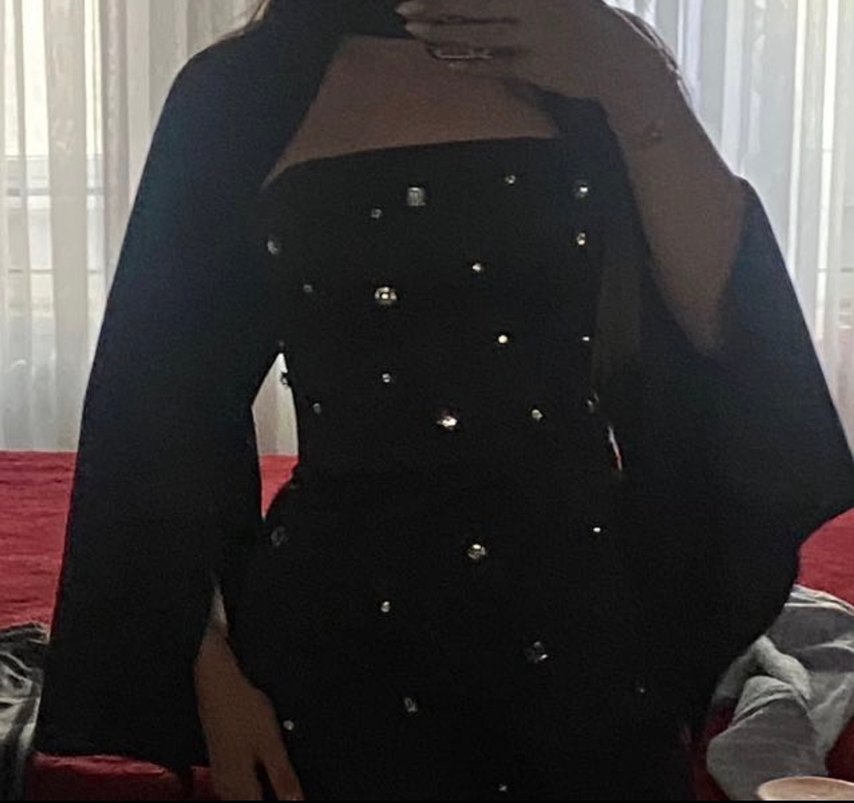 Cengiz Aktürk Taşlı Siyah Abiye - Görsel 3