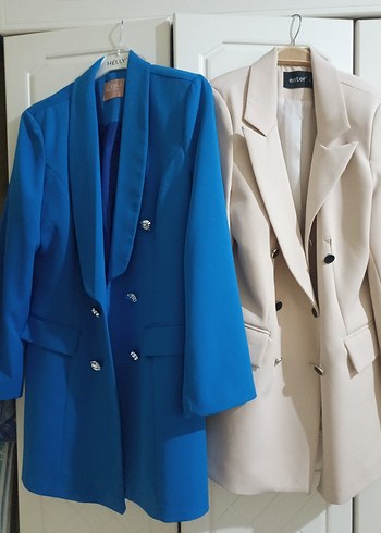 Trendyol & Milla Kadın Yeşil Düğmeli Midi Blazer Ceket
