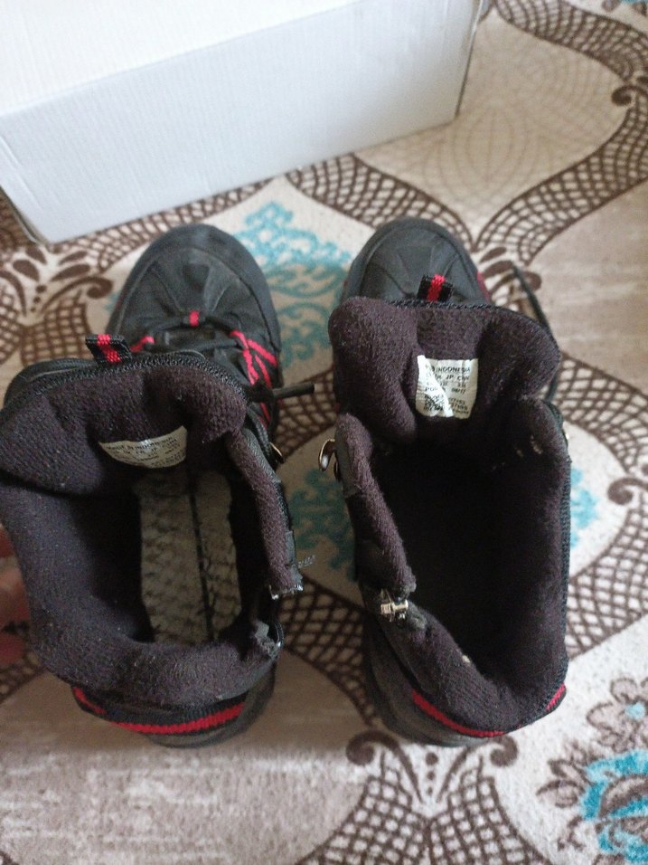 Kırmızı Siyah Erkek Outdoor Botlar - Görsel 4