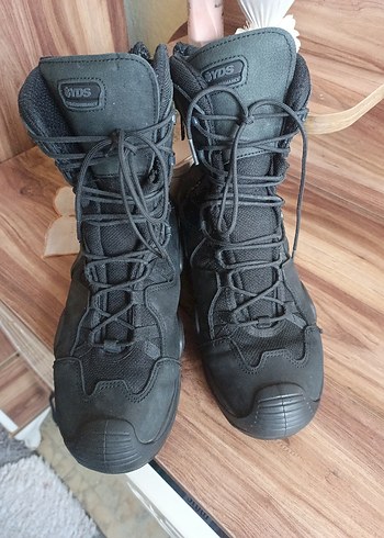 YDS Siyah Kamuflaj Desenli Bağcıklı Erkek Bot - Görsel 9