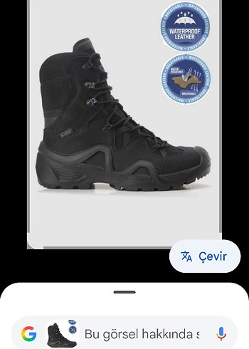 YDS Siyah Kamuflaj Desenli Bağcıklı Erkek Bot - Görsel 10