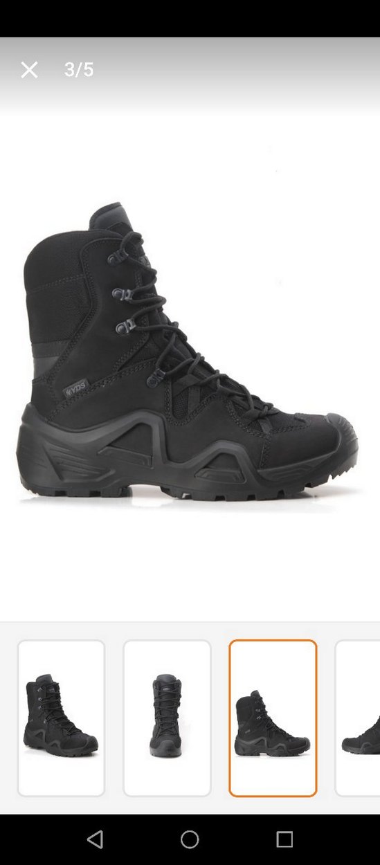 YDS Siyah Kamuflaj Desenli Bağcıklı Erkek Bot - Görsel 2