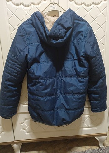 Erkek Çocuk Mavi Kapitone Ceket - Görsel 6