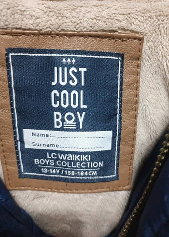 Erkek Çocuk Mavi Kapitone Ceket - Görsel 2