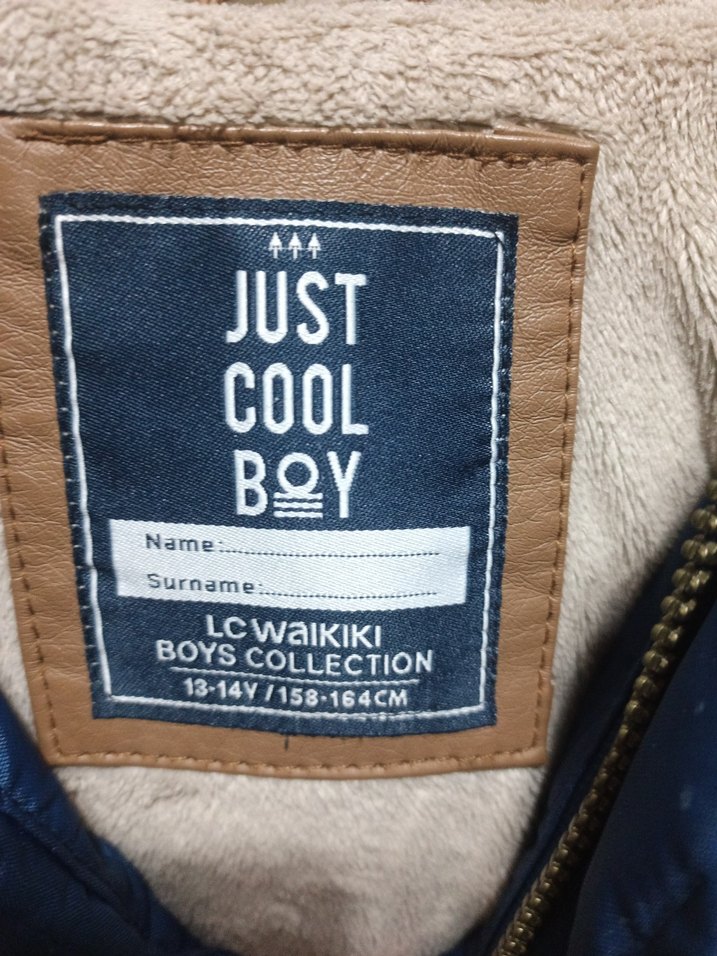 Erkek Çocuk Mavi Kapitone Ceket - Görsel 2