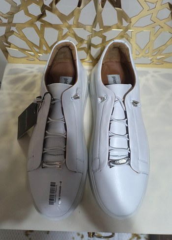 Pierre Cardin Beyaz Deri Sneaker