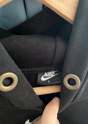 Siyah Fermuarlı Kapüşonlu Kadın Sweatshirt