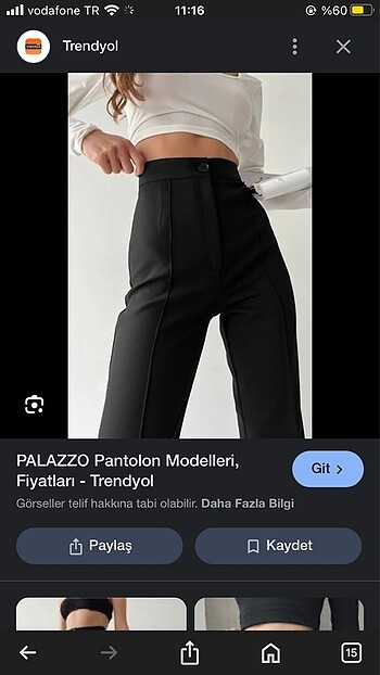38 Beden siyah Renk Toparlayıcı palazzo pantolon