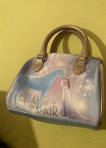  Beden H&M Lisanslı Frozen Kız Çocuk Çanta