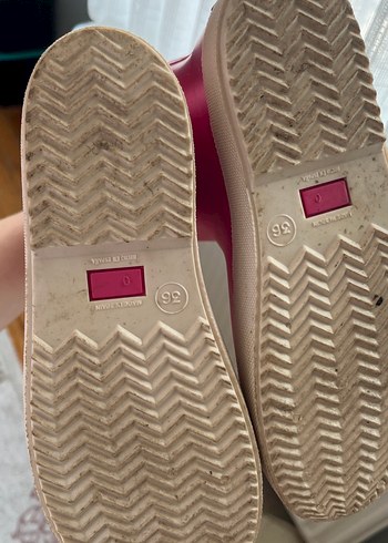 Kız Çocuk Pembe Kürklü Lastik Çizme - Görsel 8