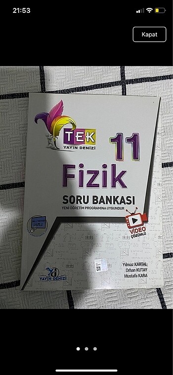 AYT 11 FİZİK