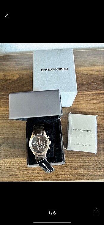 Emporio Armani Ar5890 Kahverengi Erkek Kol Saati