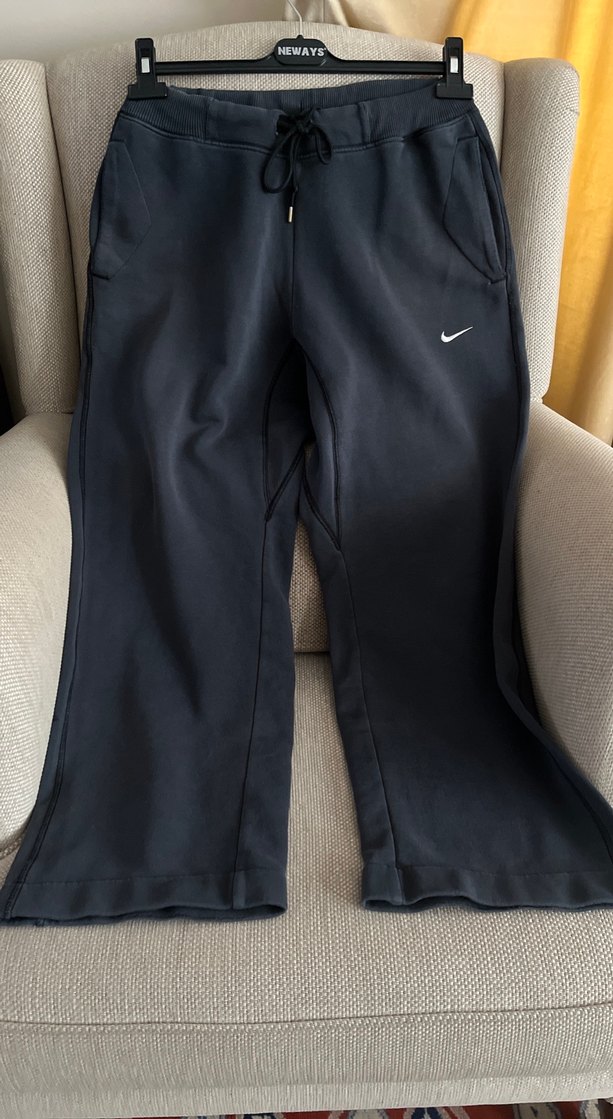 Gri Kışlık Bol Kesim Eşofman Altı - Görsel 2