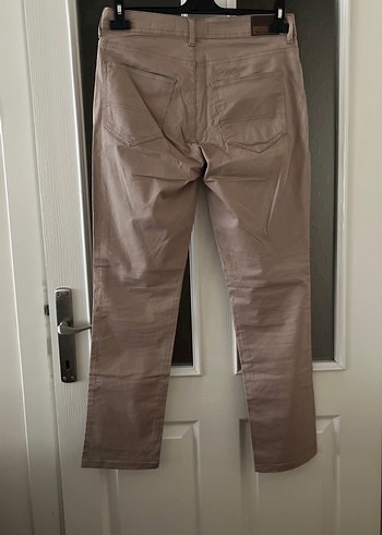 Bej Erkek Kumaş Pantolon Midi Boy - Görsel 7