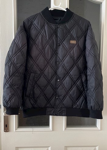 Çıtçıtlı ve Fermuarlı Siyah Erkek Mont - Görsel 6