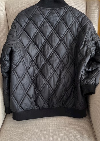 Çıtçıtlı ve Fermuarlı Siyah Erkek Mont - Görsel 5