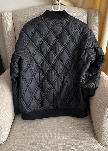 Çıtçıtlı ve Fermuarlı Siyah Erkek Mont - Görsel 4