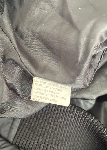 Çıtçıtlı ve Fermuarlı Siyah Erkek Mont - Görsel 8