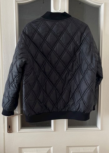 Çıtçıtlı ve Fermuarlı Siyah Erkek Mont - Görsel 7