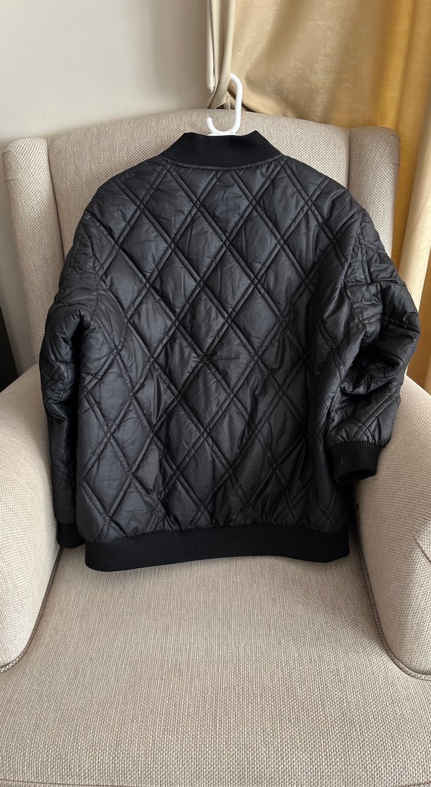 Çıtçıtlı ve Fermuarlı Siyah Erkek Mont - Görsel 4