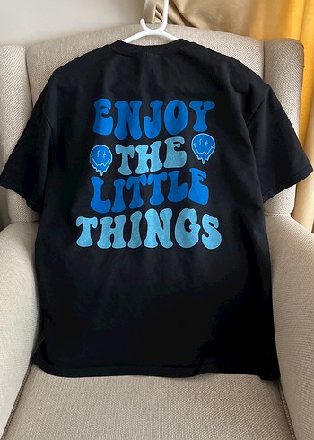 Erkek Siyah Kısa Kollu Baskılı Tişört - Görsel 5